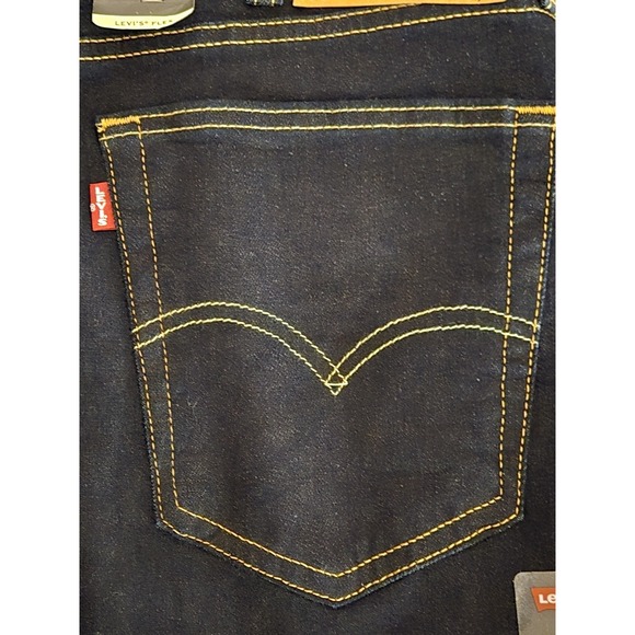 LEVI'S NEW Mens 519 38×34 Extreme Skinny Stretch Denim Blue Jeans Dark Wash - Picture 6 of 11